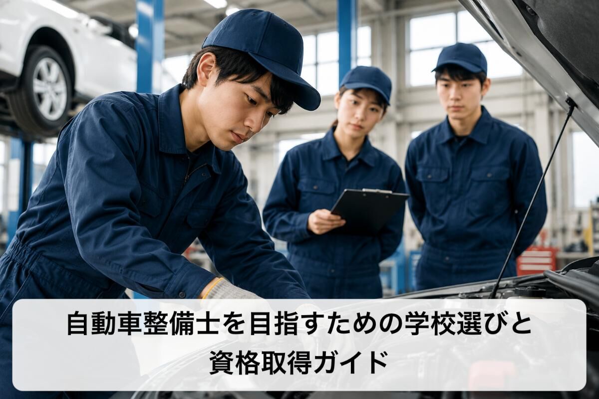自動車整備士を目指すための学校選びと資格取得ガイド