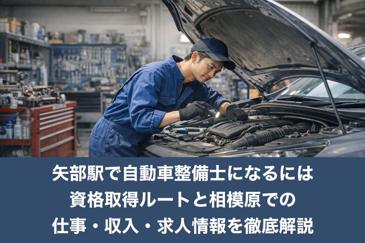 矢部駅で自動車整備士になるには資格取得ルートと相模原での仕事・収入・求人情報を徹底解説